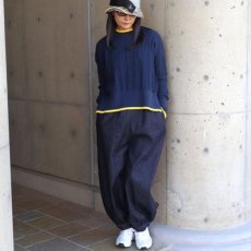 画像10: 【NARU FACTORY】Hidamari cttn ワイドリブバイカラーコモドニット (10)