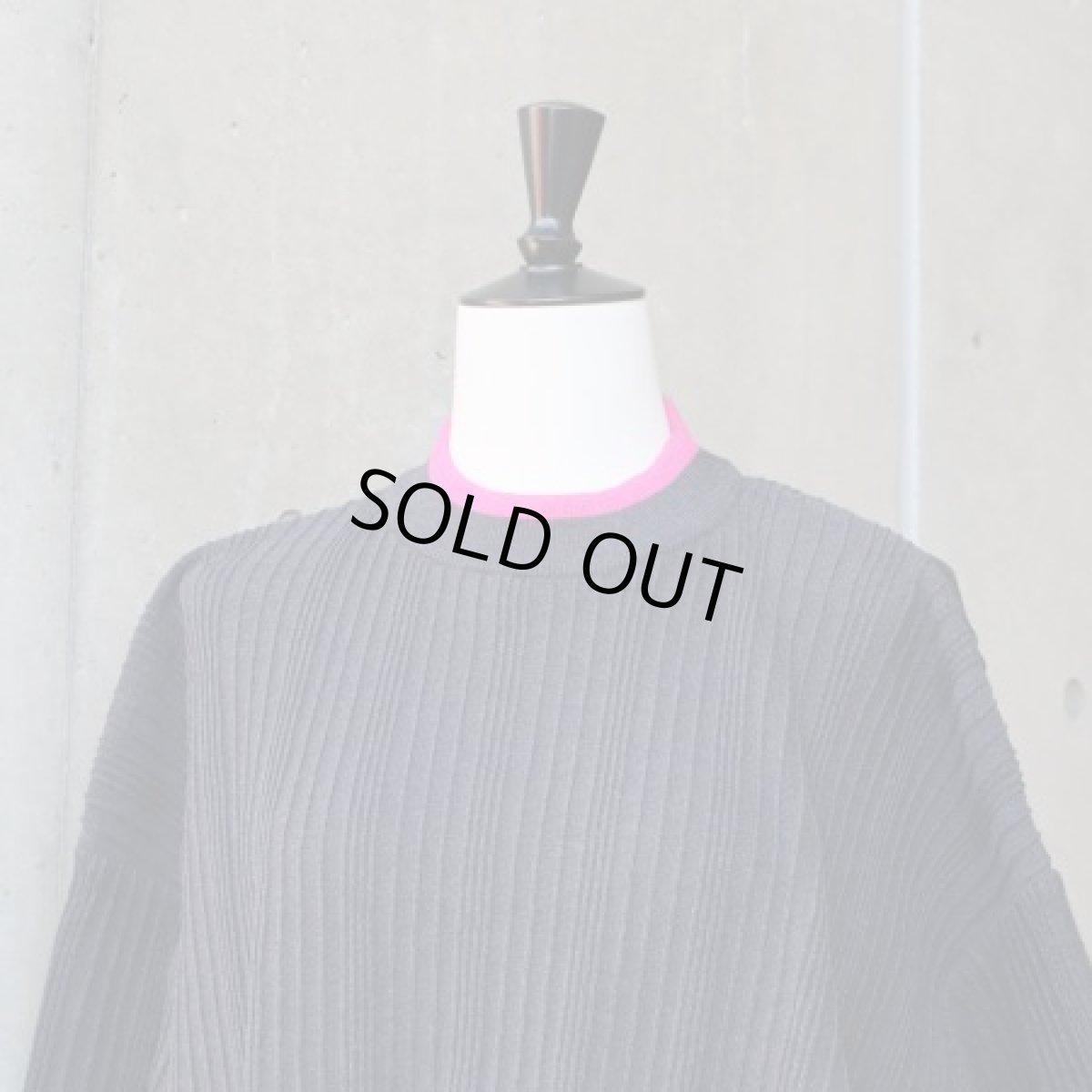 画像15: 【NARU FACTORY】Hidamari cttn ワイドリブバイカラーコモドニット (15)