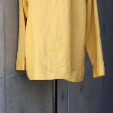 画像19: 【08Mab】14番手リネン前後着ノーカラーブラウス (19)