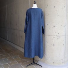 画像4: 20%OFF SALE【08Mab】9番手リネンウインドータックワンピース (4)