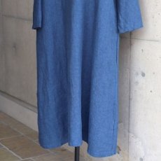 画像3: 20%OFF SALE【08Mab】9番手リネンウインドータックワンピース (3)