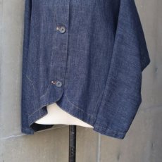 画像15: 【ista-ire】6.5oz甘撚りデニム　フードバルーンJK (15)