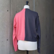 画像28: 【NARU FACTORY】スノーコットン バイカラーニットカーディガン (28)