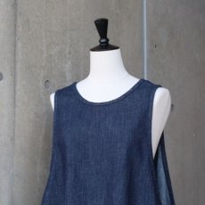 画像22: 【ista-ire】6.5oz甘撚りデニム　サイドリボン2WAYベスト (22)