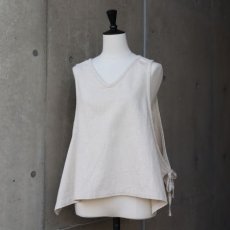 画像24: 【ista-ire】6.5oz甘撚りデニム　サイドリボン2WAYベスト (24)