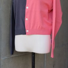 画像27: 【NARU FACTORY】スノーコットン バイカラーニットカーディガン (27)