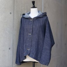 画像13: 【ista-ire】6.5oz甘撚りデニム　フードバルーンJK (13)