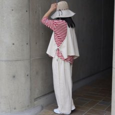 画像8: 【ista-ire】6.5oz甘撚りデニム　サイドリボン2WAYベスト (8)