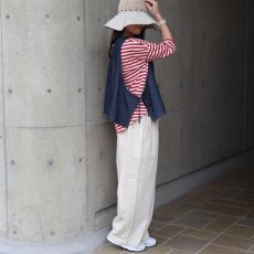 画像11: 【ista-ire】6.5oz甘撚りデニム　サイドリボン2WAYベスト (11)