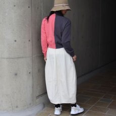 画像16: 【NARU FACTORY】スノーコットン バイカラーニットカーディガン (16)