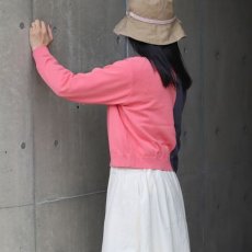 画像10: 【NARU FACTORY】スノーコットン バイカラーニットカーディガン (10)