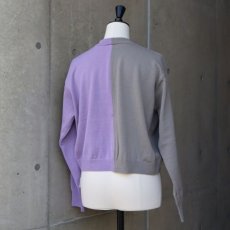 画像20: 【NARU FACTORY】スノーコットン バイカラーニットカーディガン (20)