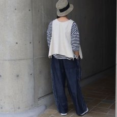 画像18: 【ista-ire】6.5oz甘撚りデニム　サイドリボン2WAYベスト (18)