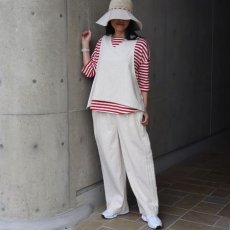 画像7: 【ista-ire】6.5oz甘撚りデニム　サイドリボン2WAYベスト (7)