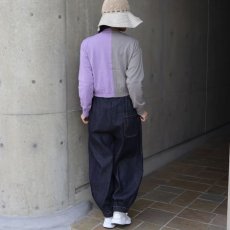 画像8: 【NARU FACTORY】スノーコットン バイカラーニットカーディガン (8)