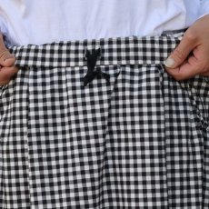 画像7: 【NARU FACTORY】ブロードチェック柄ギャザースカート (7)