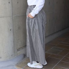 画像5: 【NARU FACTORY】ブロードチェック柄ギャザースカート (5)