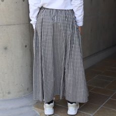 画像4: 【NARU FACTORY】ブロードチェック柄ギャザースカート (4)