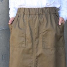 画像19: 【NARU FACTORY】ツイルベイカースカート (19)