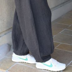 画像10: 【08Mab】9番手リネン裾タックパンツ (10)