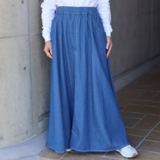 画像11: 【NARU FACTORY】8オンスムラデニム ノッポスカート (11)