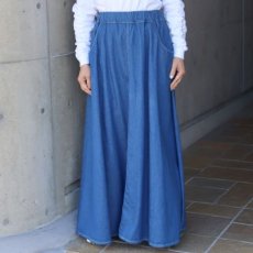 画像10: 【NARU FACTORY】8オンスムラデニム ノッポスカート (10)