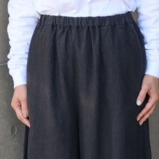 画像7: 【08Mab】9番手リネン裾タックパンツ (7)