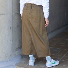 画像16: 【NARU FACTORY】ツイルベイカースカート (16)