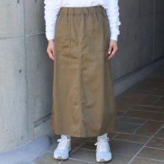 画像12: 【NARU FACTORY】ツイルベイカースカート (12)