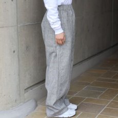 画像21: 【NARU FACTORY】綿麻チェックノッポパンツ (21)
