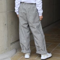 画像34: 【NARU FACTORY】綿麻チェックノッポパンツ (34)
