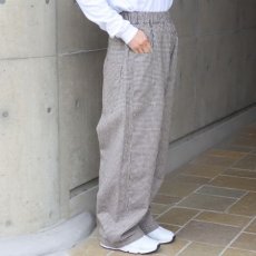 画像6: 【NARU FACTORY】綿麻チェックノッポパンツ (6)
