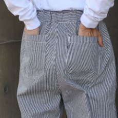 画像9: 【NARU FACTORY】先染めヒッコリーコージーパンツ (9)