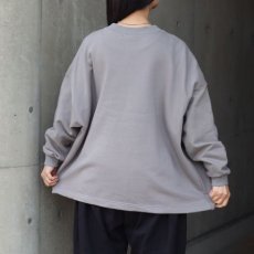 画像3: 【NARU FACTORY】セントラル裏毛 ヘムアレンジワイドトレーナー (3)