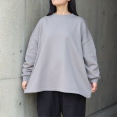 画像1: 【NARU FACTORY】セントラル裏毛 ヘムアレンジワイドトレーナー (1)