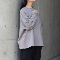 画像2: 【NARU FACTORY】セントラル裏毛 ヘムアレンジワイドトレーナー (2)