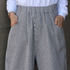 画像9: 【NARU FACTORY】先染めヒッコリーノッポパンツ (9)