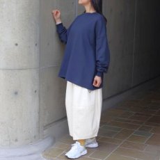 画像13: 【NARU FACTORY】セントラル裏毛 ヘムアレンジワイドトレーナー (13)