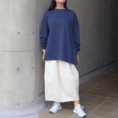 画像14: 【NARU FACTORY】セントラル裏毛 ヘムアレンジワイドトレーナー (14)