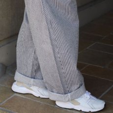 画像18: 【NARU FACTORY】先染めヒッコリーノッポパンツ (18)