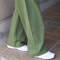 画像13: 【NARU FACTORY】シーチングハンドワッシャーノッポパンツ (13)