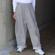 画像15: 【NARU FACTORY】先染めヒッコリーノッポパンツ (15)