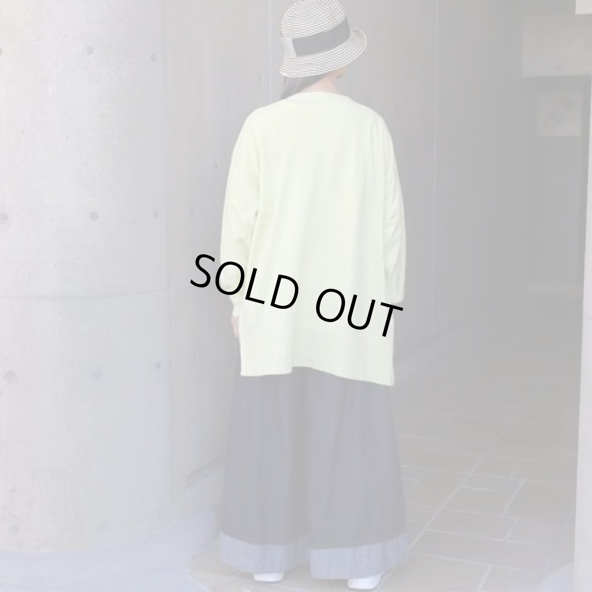 画像16: 【ista-ire】コットンハイゲージニット　ワイドカーディガン (16)