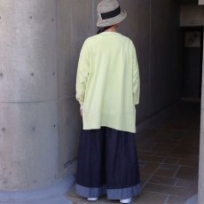 画像11: 【ista-ire】コットンハイゲージニット　ワイドカーディガン (11)