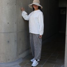 画像5: 【ista-ire】綿麻サンドウォッシュ　フリルカラーブラウス (5)