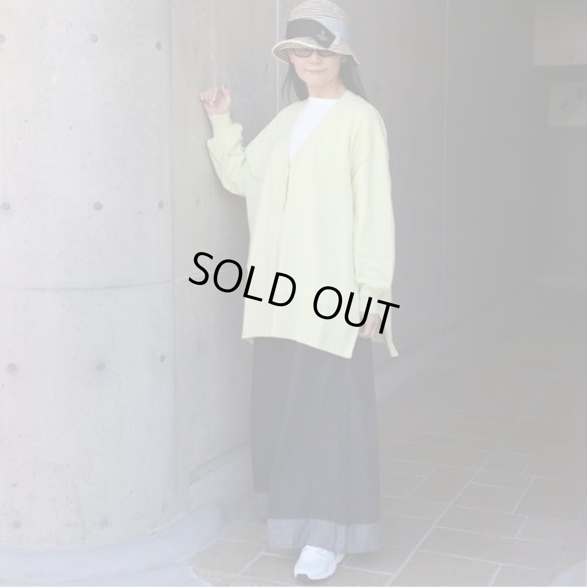 画像13: 【ista-ire】コットンハイゲージニット　ワイドカーディガン (13)