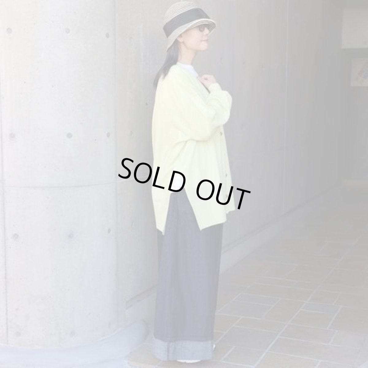 画像15: 【ista-ire】コットンハイゲージニット　ワイドカーディガン (15)