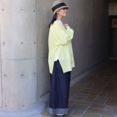 画像10: 【ista-ire】コットンハイゲージニット　ワイドカーディガン (10)