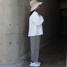 画像7: 【ista-ire】綿麻サンドウォッシュ　フリルカラーブラウス (7)