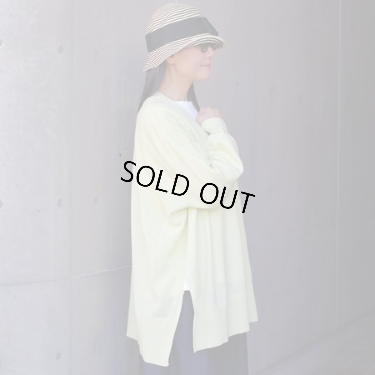 画像5: 【ista-ire】コットンハイゲージニット　ワイドカーディガン (5)